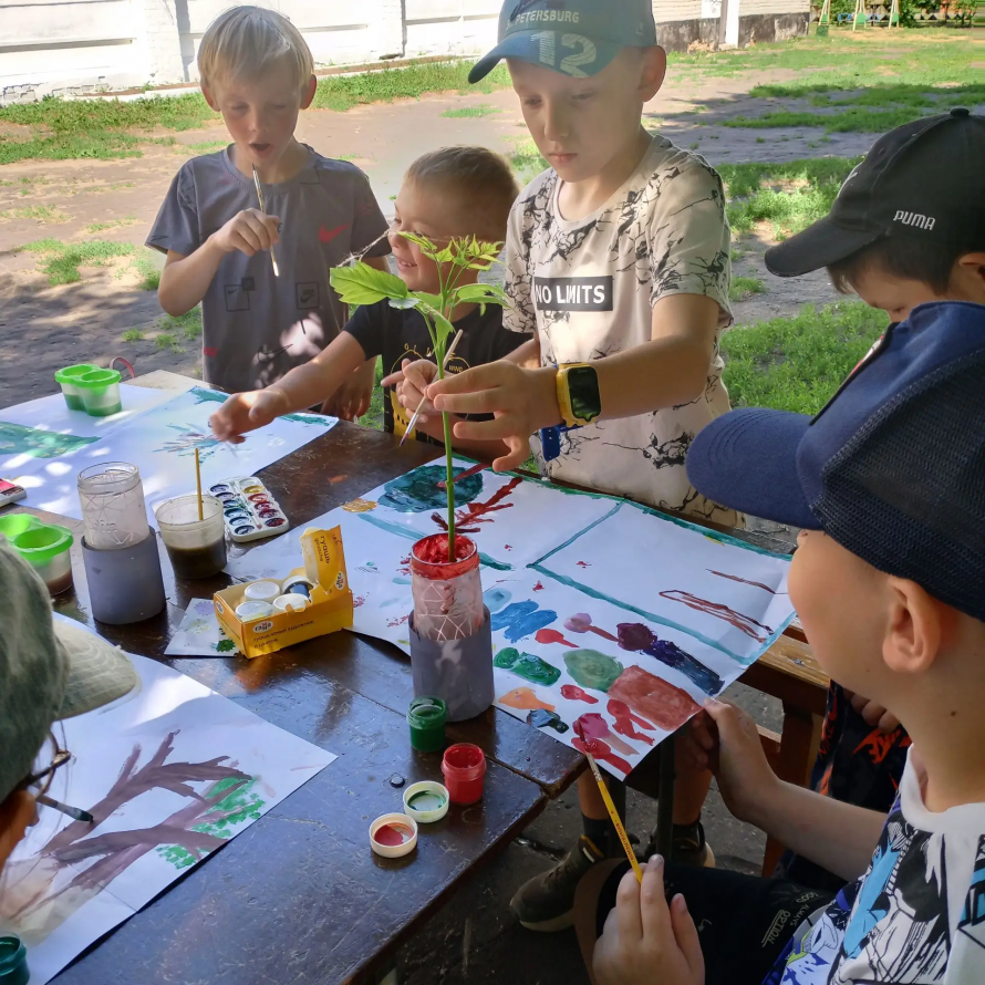 Пленэр и мыльные пузыри