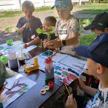 Пленэр и мыльные пузыри