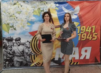 Торжественный митинг с. Глубокое.